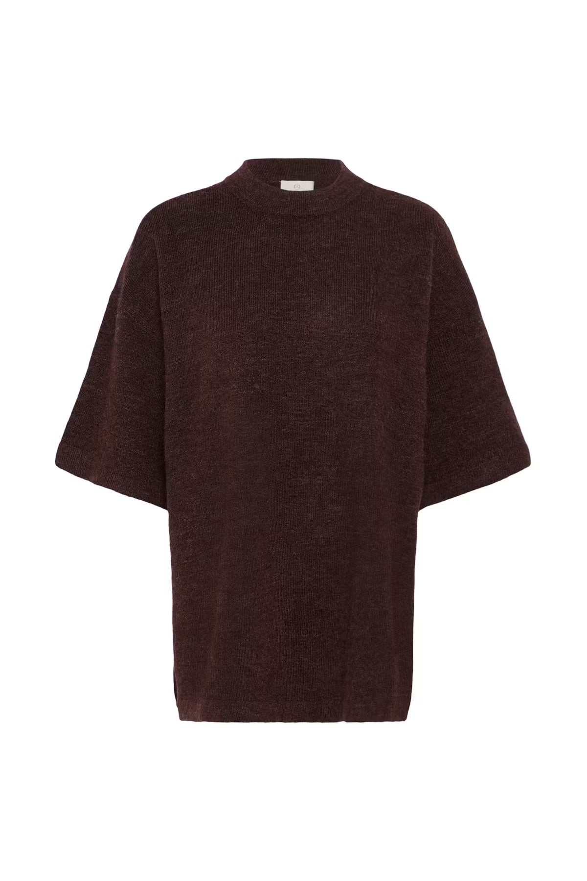 NEIL KNIT PULLOVER IN FUDGE MELANGE