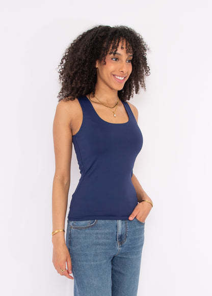 TANITH Second Skin Tank - Navy