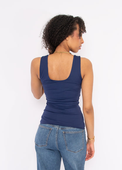 TANITH Second Skin Tank - Navy