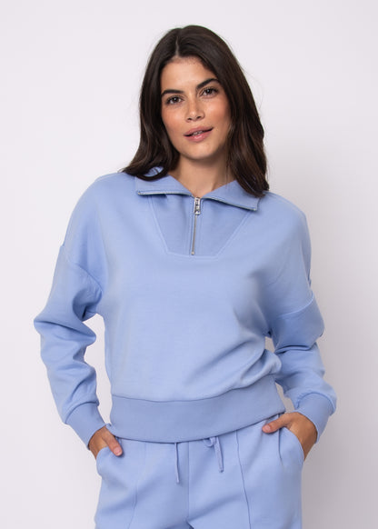 SEANNI - Soft Knit Half Zip Pullover