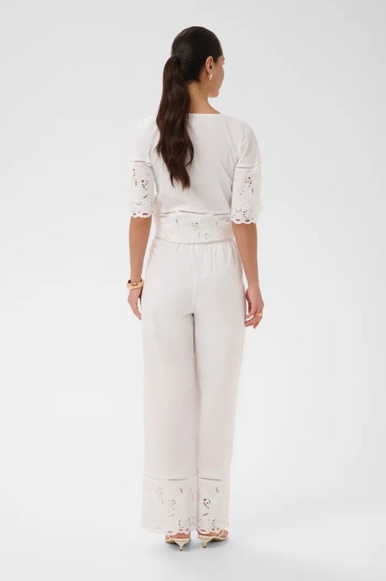 GERTRUDE EYELET PANTS