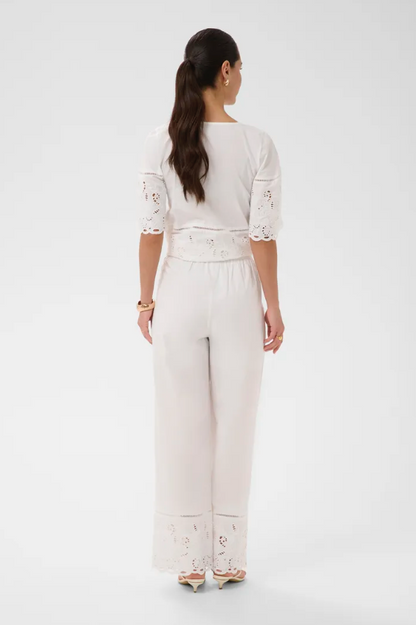 GERTRUDE EYELET PANTS