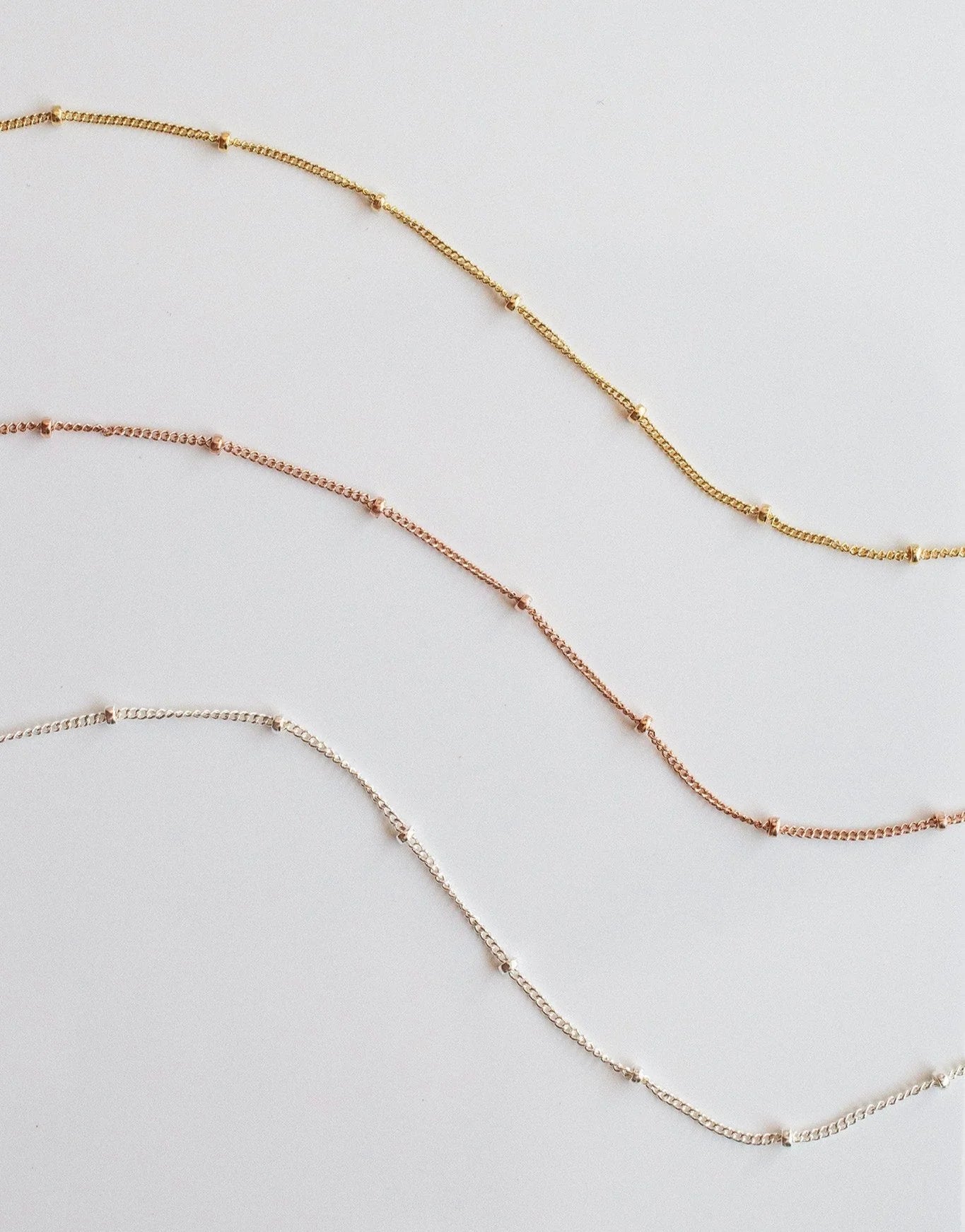 Copper Rose - Dotty Chain Necklace