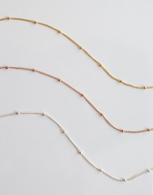 Copper Rose - Dotty Chain Necklace