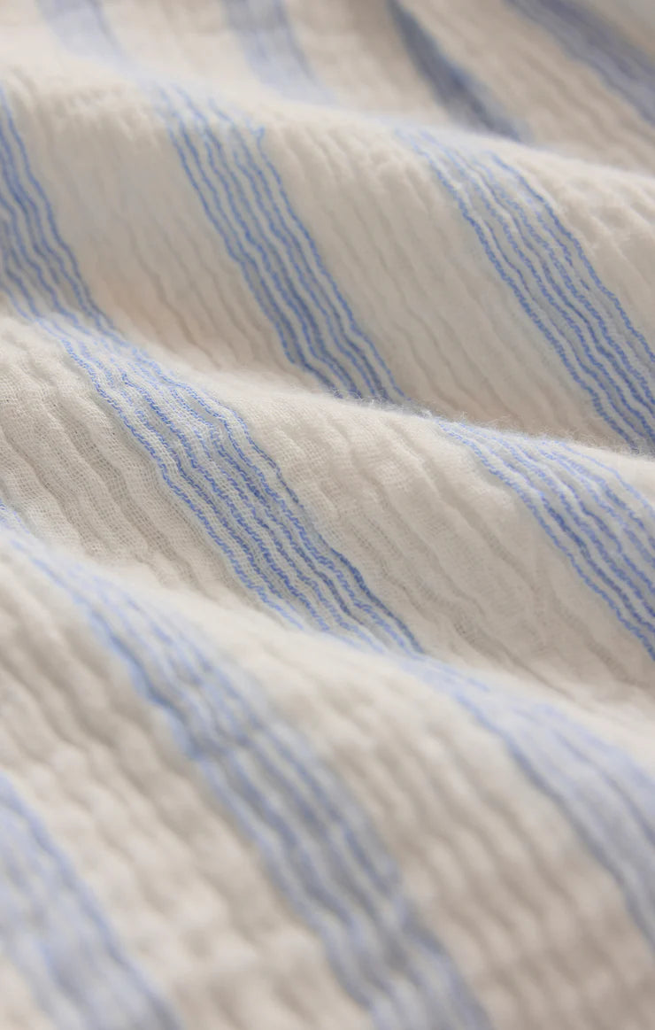 DAYLIGHT STRIPED AIRY GAUZE SHORT