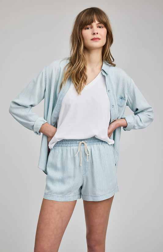 TESSA SHORT IN BLUE STRIPE