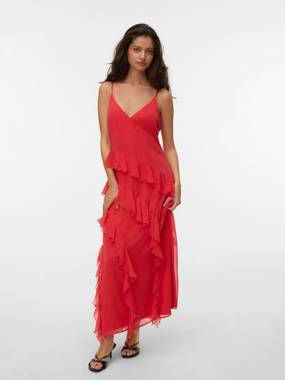 SMILLA LONG FRILL DRESS