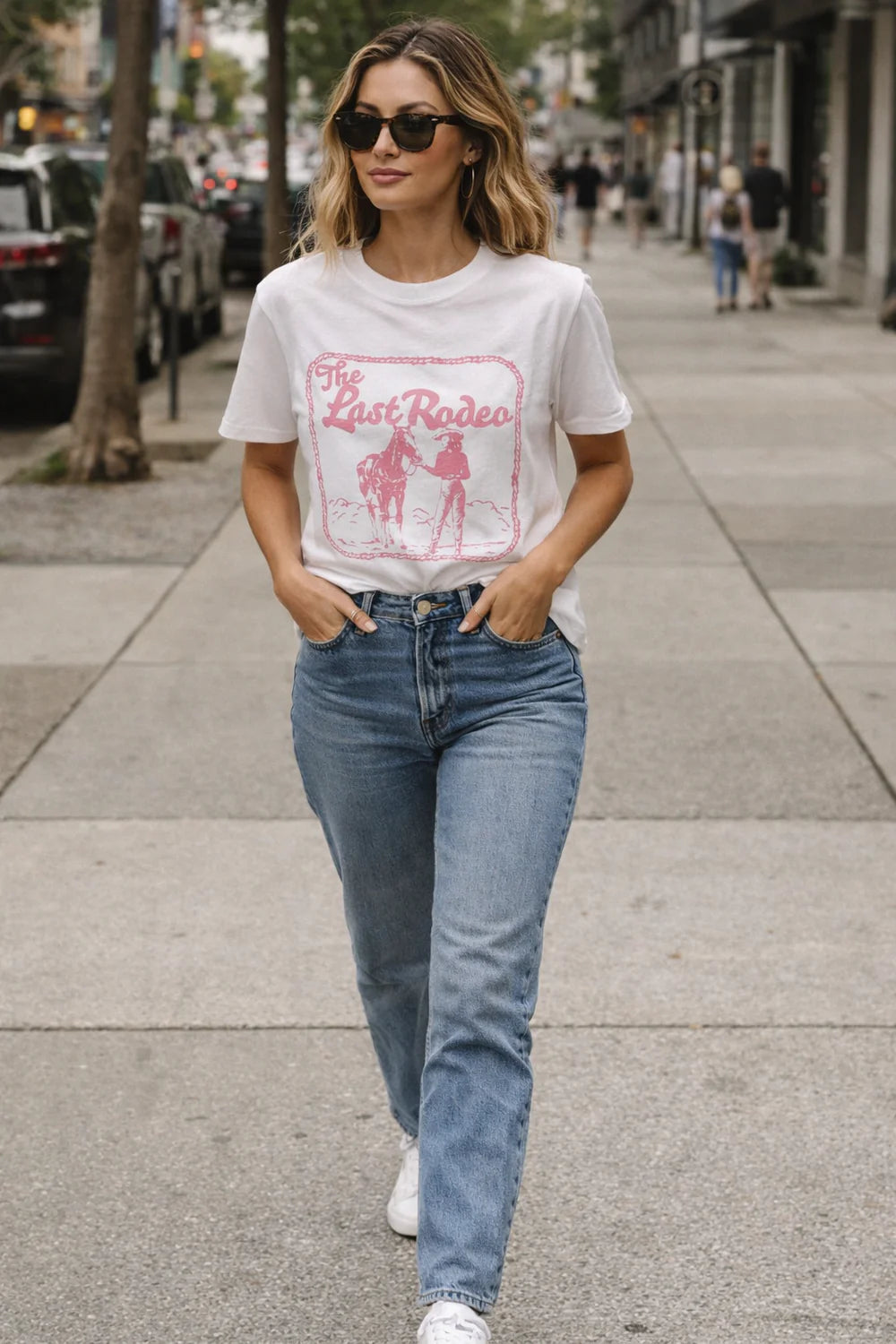 BRUNETTE THE LABEL LAST RODEO OVERSIZED BOXY TEE