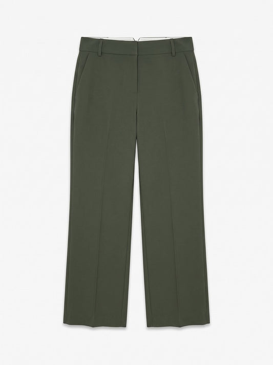 STELLA STRAIGHT PANT IN GREY MELANGE