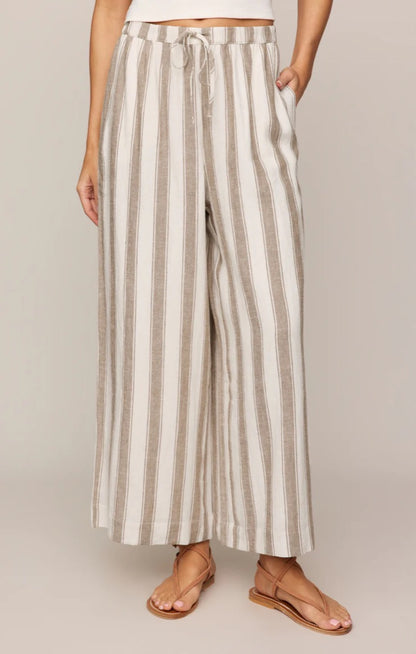 THE PERFECT STRIPED LINEN PANT