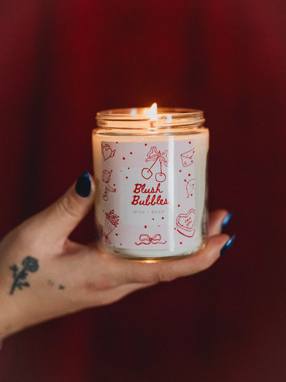 BLUSH BUBBLES - 9OZ Soy Candle