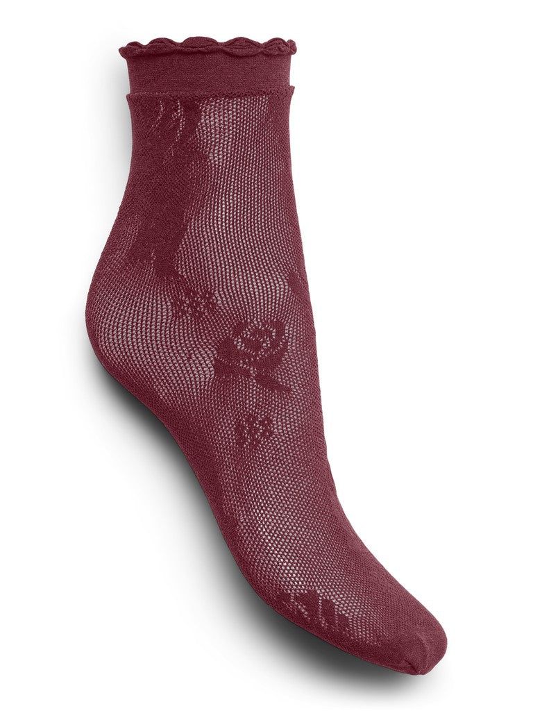 CUTIE SOCK IN WINDSOR WINE