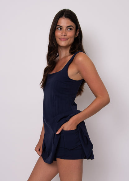 MAVIS SPORTS DRESS IN NAVY