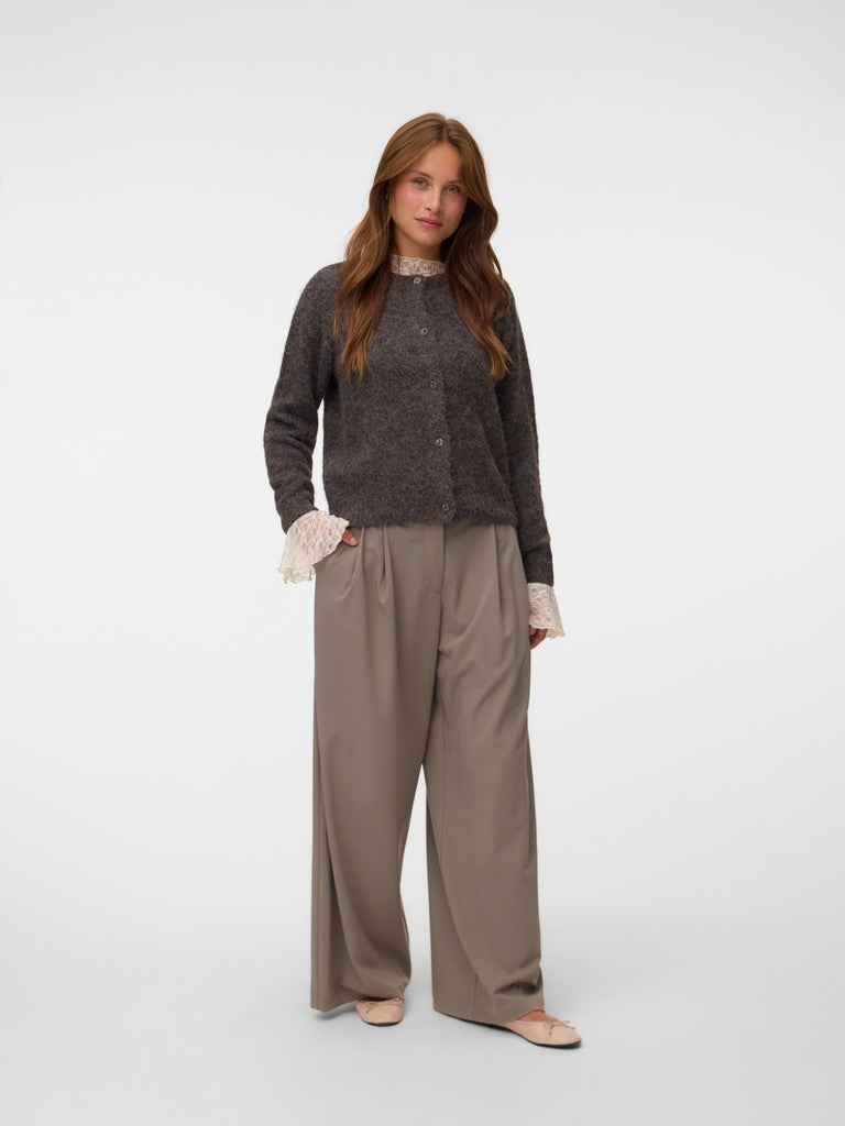 NOVAH O-NECK BUTTON CARDI