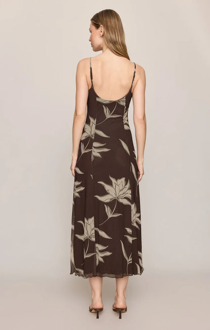 CHARISMA FLORAL MIDI DRESS