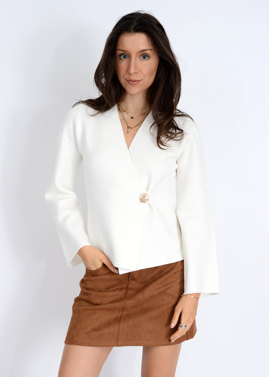 GUERLINE - Long Sleeve V-Neck Cardi