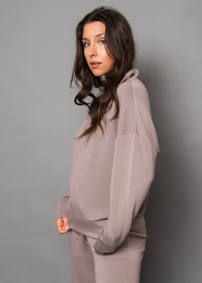 SEANNI - Soft Knit Half Zip Pullover