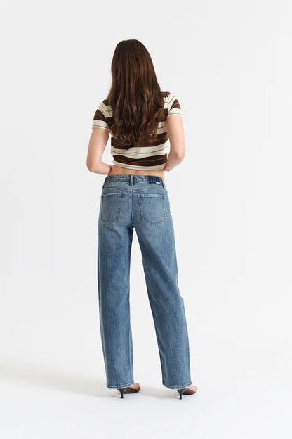 KEEPER - Low Rise Straight in Heart Beat Vintage