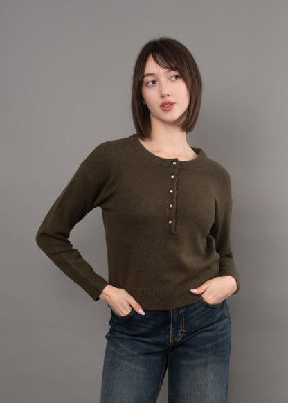 NISHA LONG SLEEVE PULLOVER