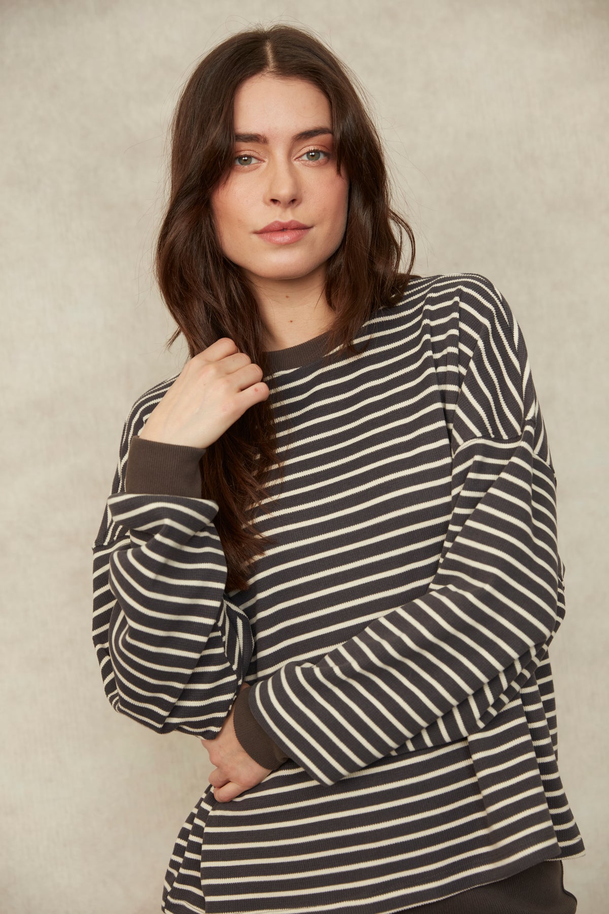 COLBERT STRIPED COZY WAFFLE