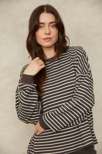 COLBERT STRIPED COZY WAFFLE