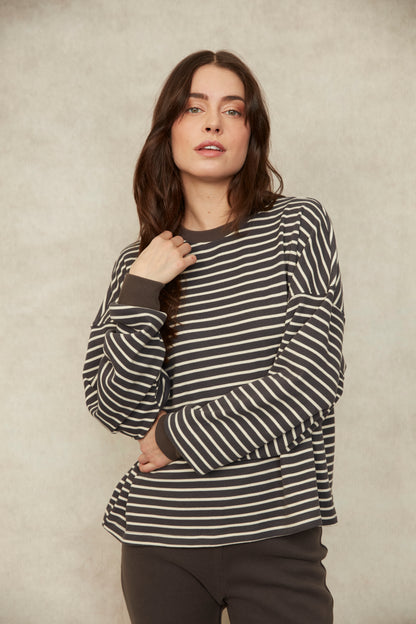 COLBERT STRIPED COZY WAFFLE