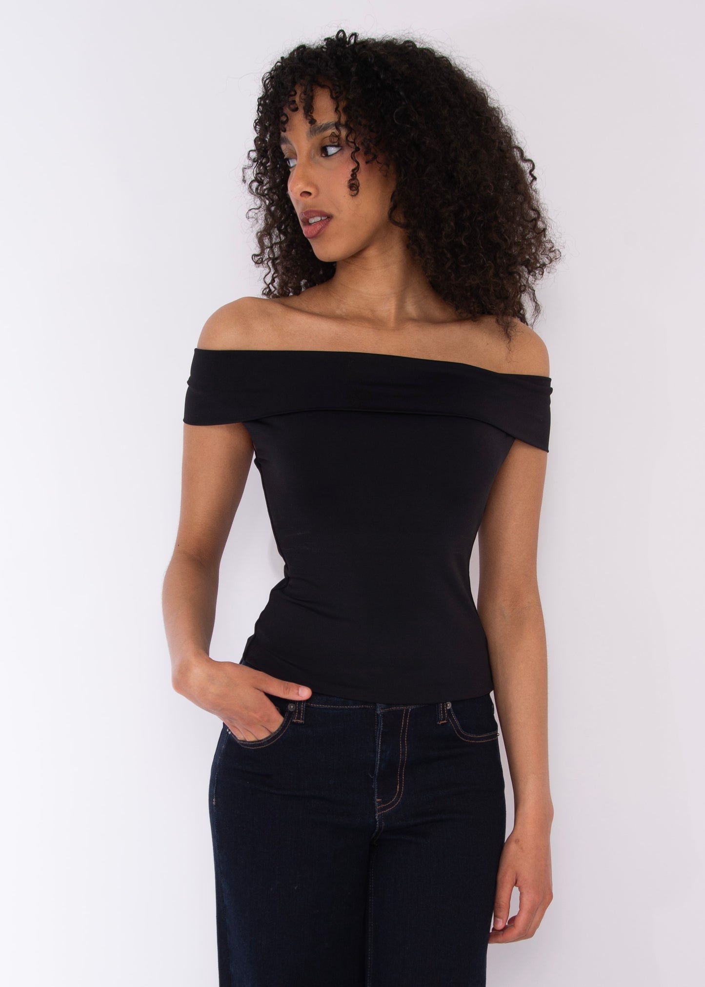 OPHERA Rushed Off The Shoulder Top