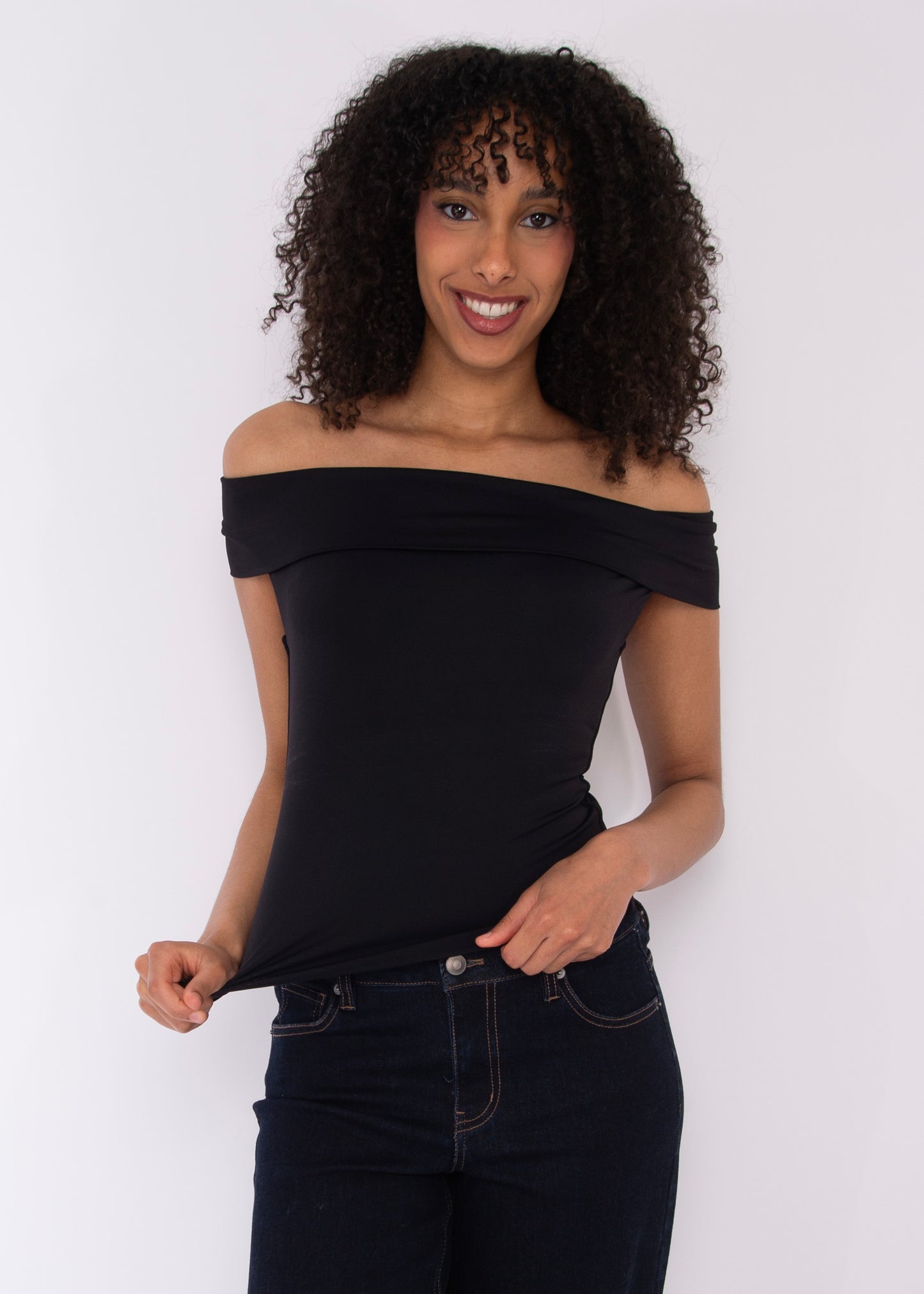 OPHERA Rushed Off The Shoulder Top