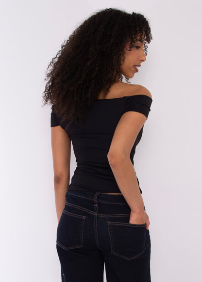 OPHERA Rushed Off The Shoulder Top