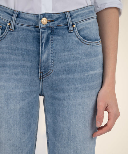 KELSEY High Rise Ankle Flare in Honest