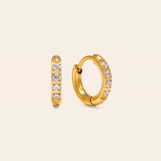 EVIE HOOP EARRINGS - GOLD