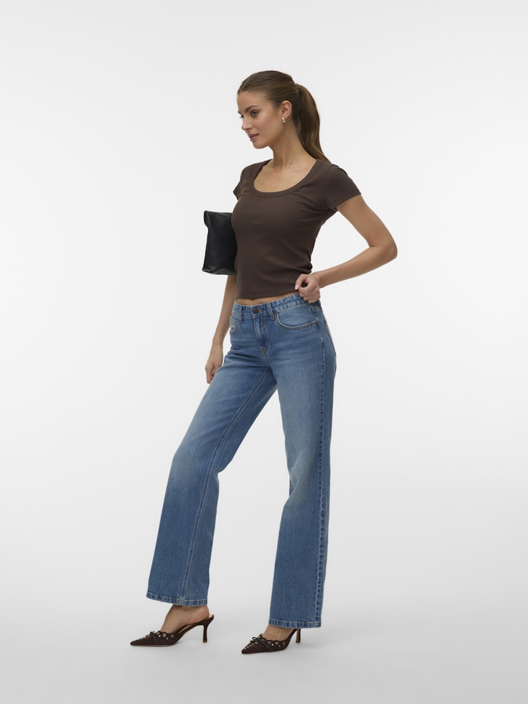 CHLOE SCOOP NECK TEE