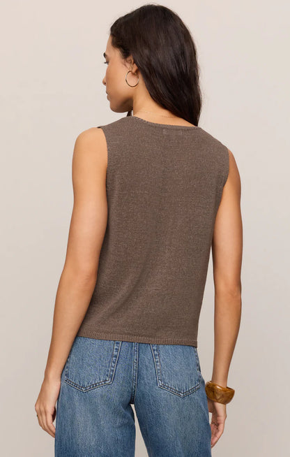 SYD LINEN KNIT TANK VEST