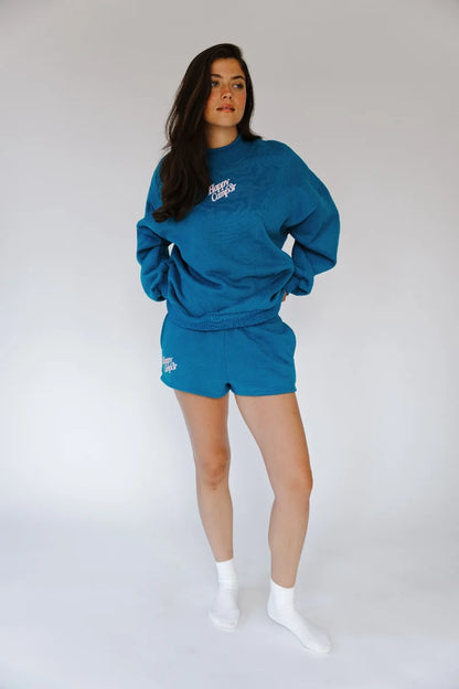 PUFF SERIES CORE SHORTS - CRYSTAL TEAL
