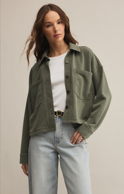ALL DAY - Cropped Knit Jacket