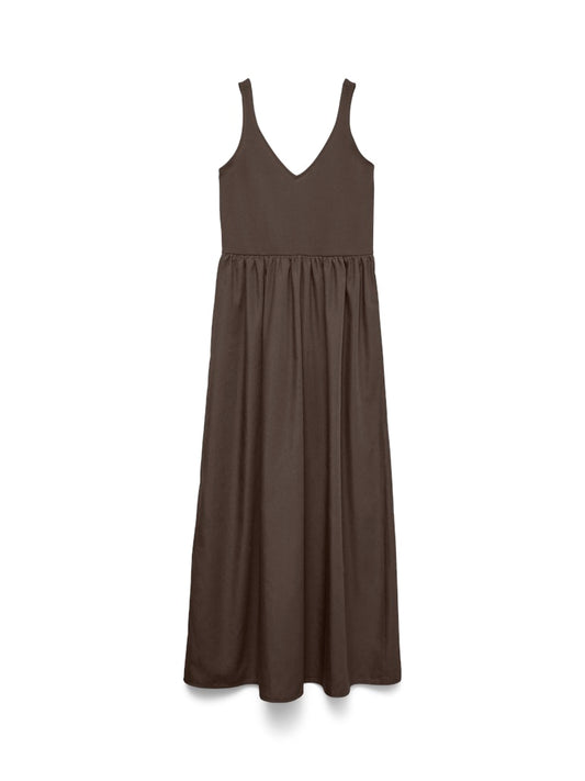 VALLY Dress in Chocolate Martini