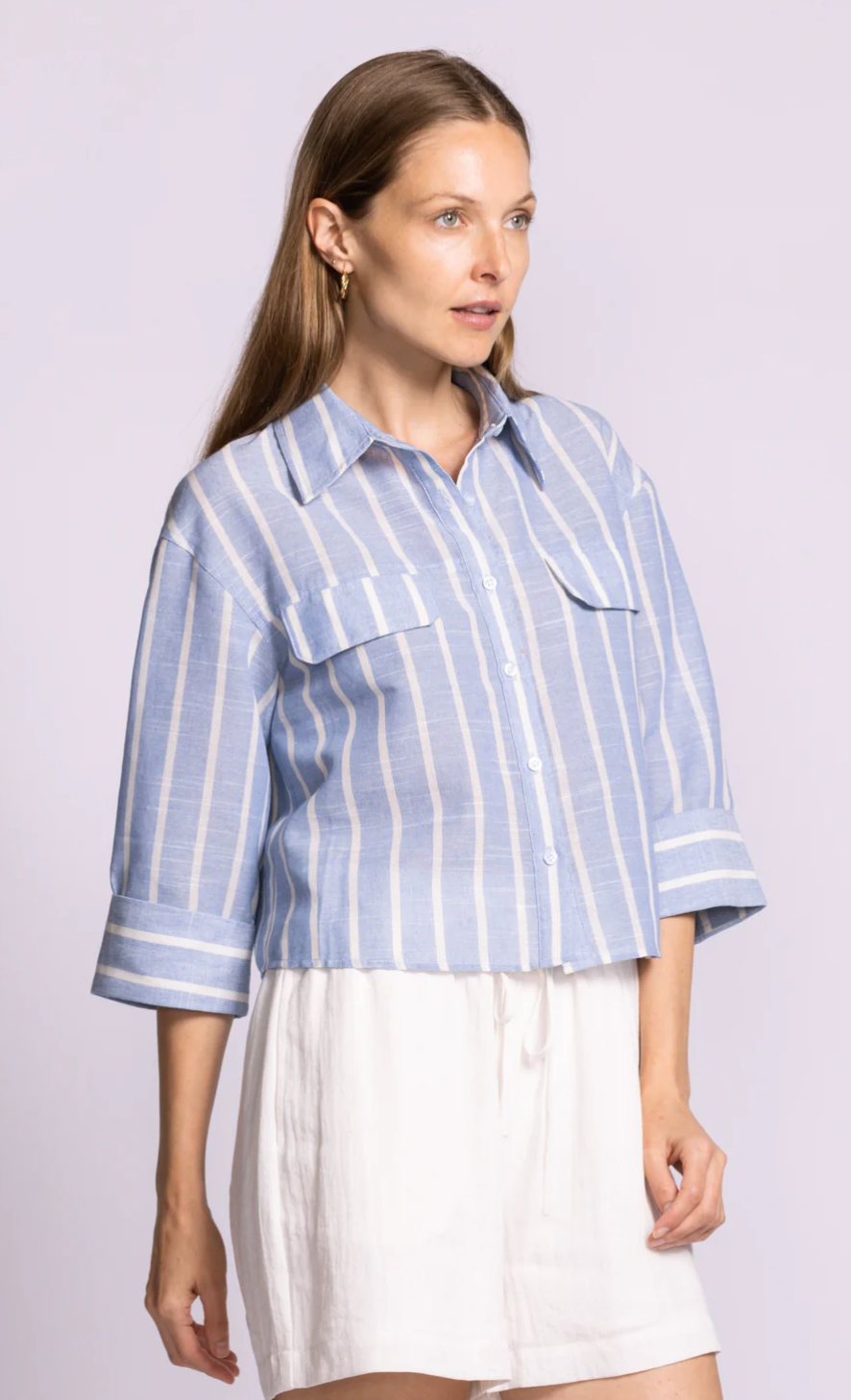 LISA BUTTON UP