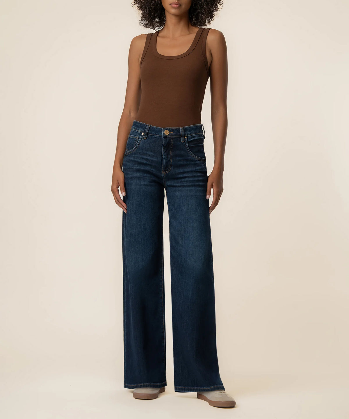 MAYA HIGH RISE WIDE LEG IN ANGELICALLY