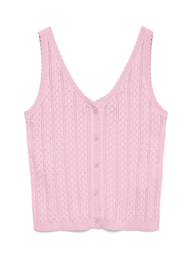 LIGHT LUX 2 WAY V-NECK TANK IN PINK-A-BOO