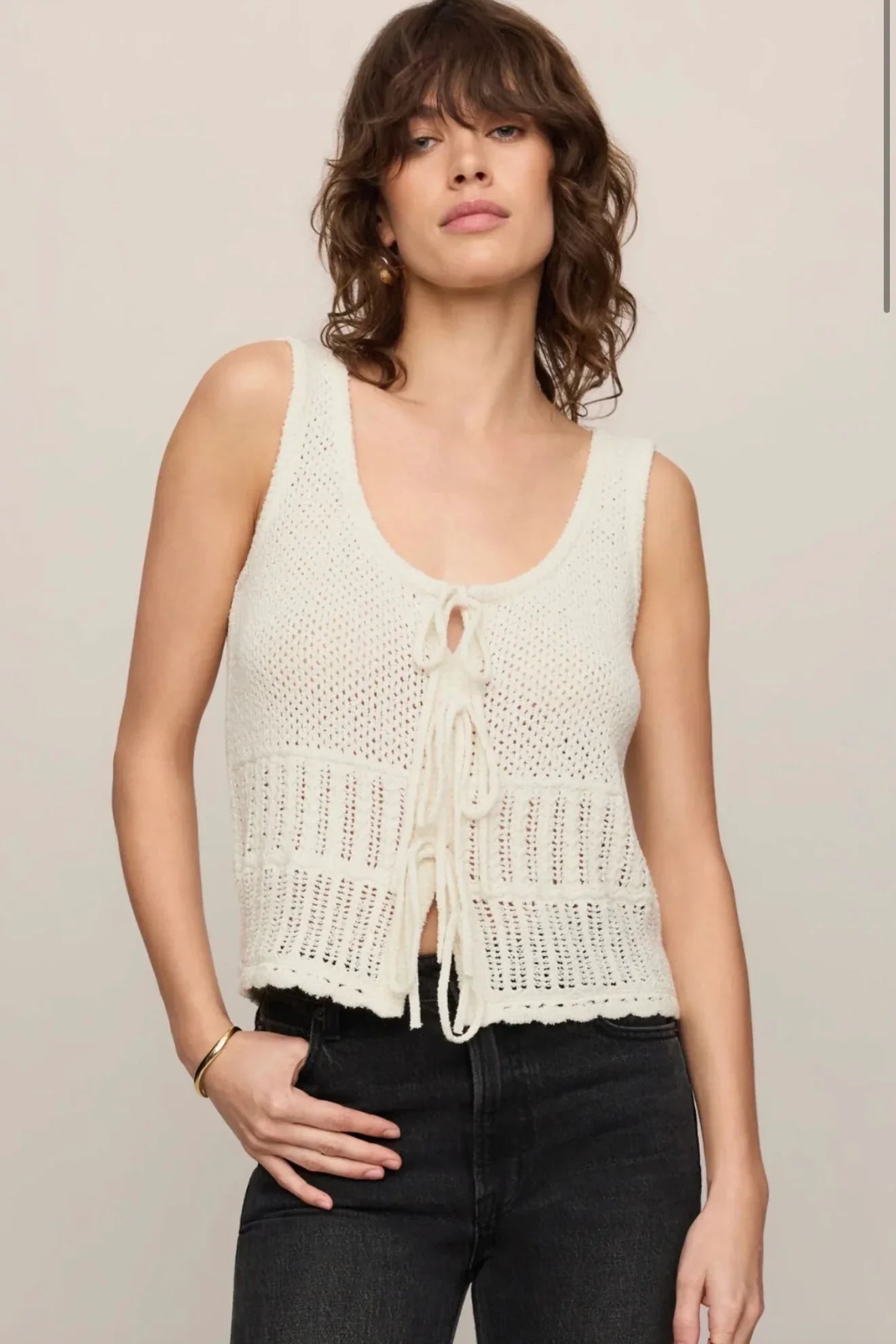 SOLANO CROCHET VEST