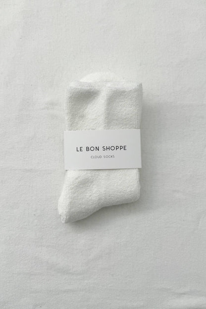 Cloud Socks: Classic White