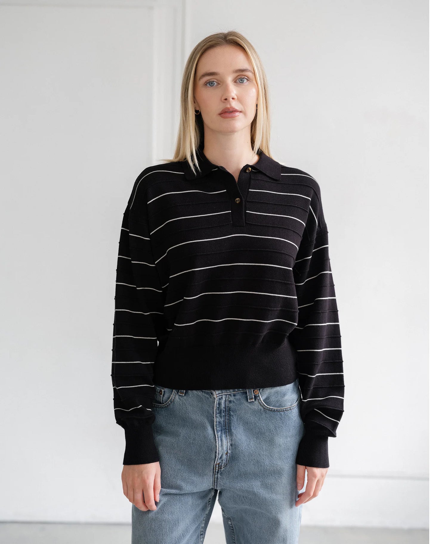 KNIT POLO SHIRT