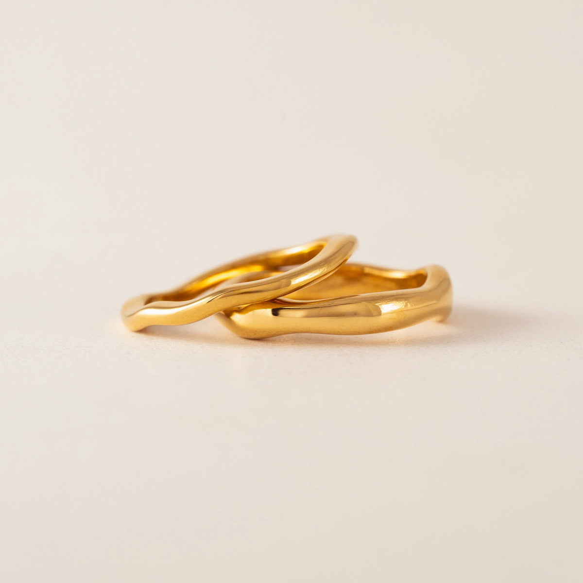 Coral Ring Stack Set