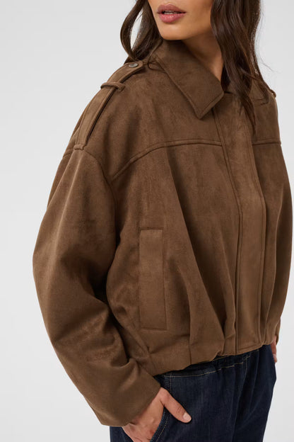 GALILEA SUEDETTE BOMBER JACKET