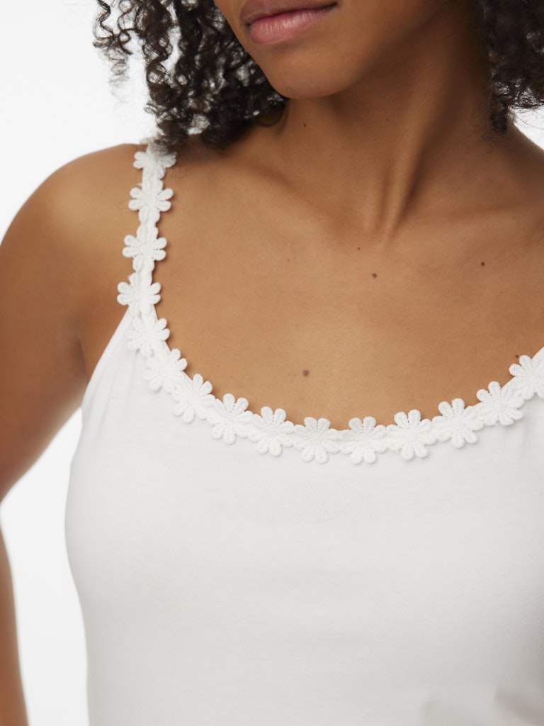 FLORA Tank Top White