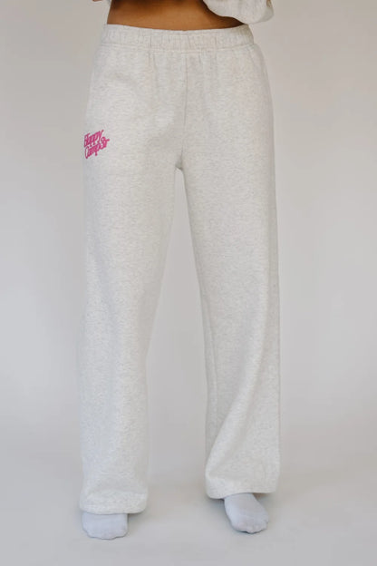 PUFF SERIES SWEATPANTS OATMEAL HEATHER GRAY