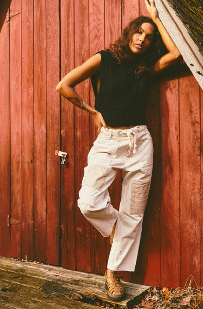 MOXIE Pull-on Barrel Jean
