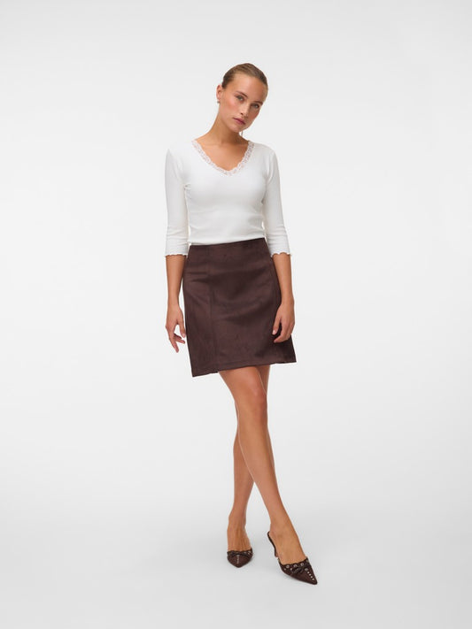 DONNA HAZEL ABOVE KNEE SKIRT