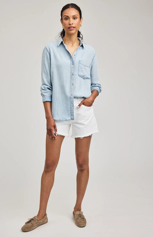 OZZY BUTTON DOWN IN LIGHT BLUE