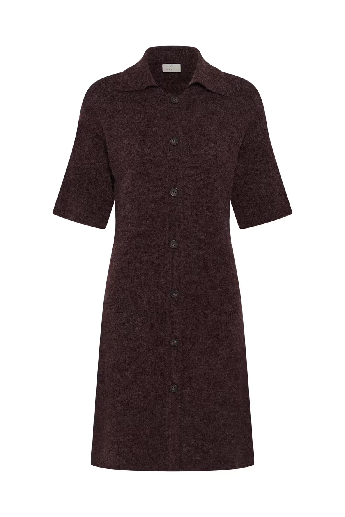 SIGNE KNIT DRESS IN FUDGE MELANGE